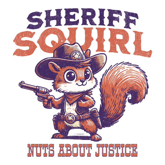 Sheriff Squirl DTF Transfer
