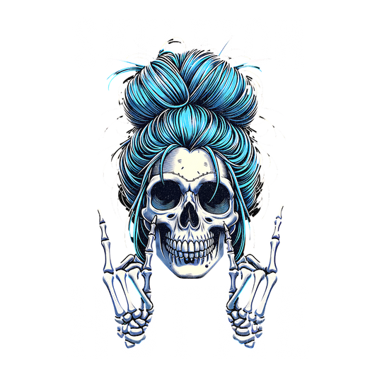 Skeleton Hottie DTF Design
