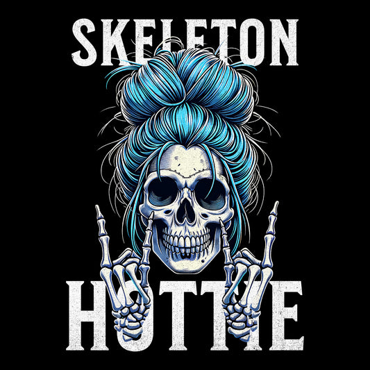 Skeleton Hottie Deep Teal Bella+Canvas T-Shirt