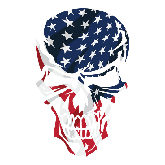 Skull USA DTF Transfer