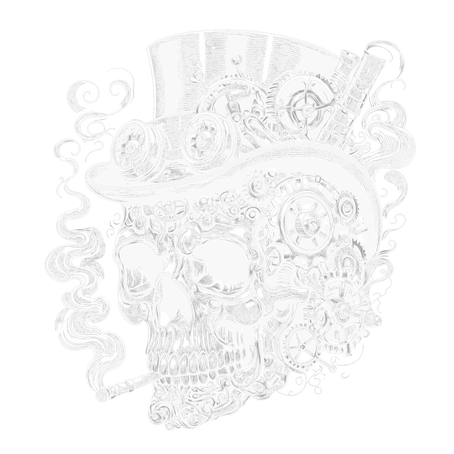 Steampunk Skull Design