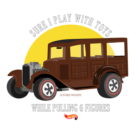 Toy Redline 31 Ford Woody DTF Transfer