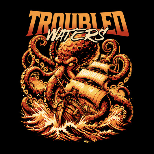 Troubled Waters Deep Teal Bella Canvas T-Shirt