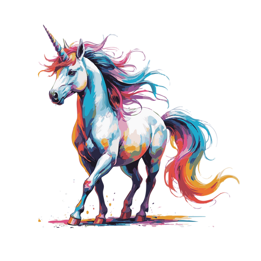 Unicorn DTF Transfer