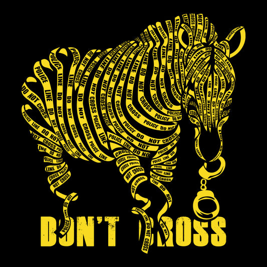 Zebra Trouble Black Bella Canvas T-Shirt