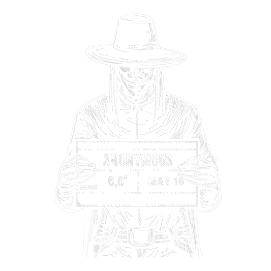 Anonymous Mugshot DTF Transfer