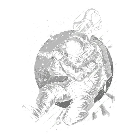 Astronaut Rocker DTF Transfer