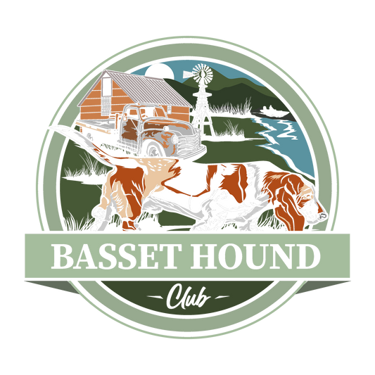 Basset Hound Dog DTF Transfer