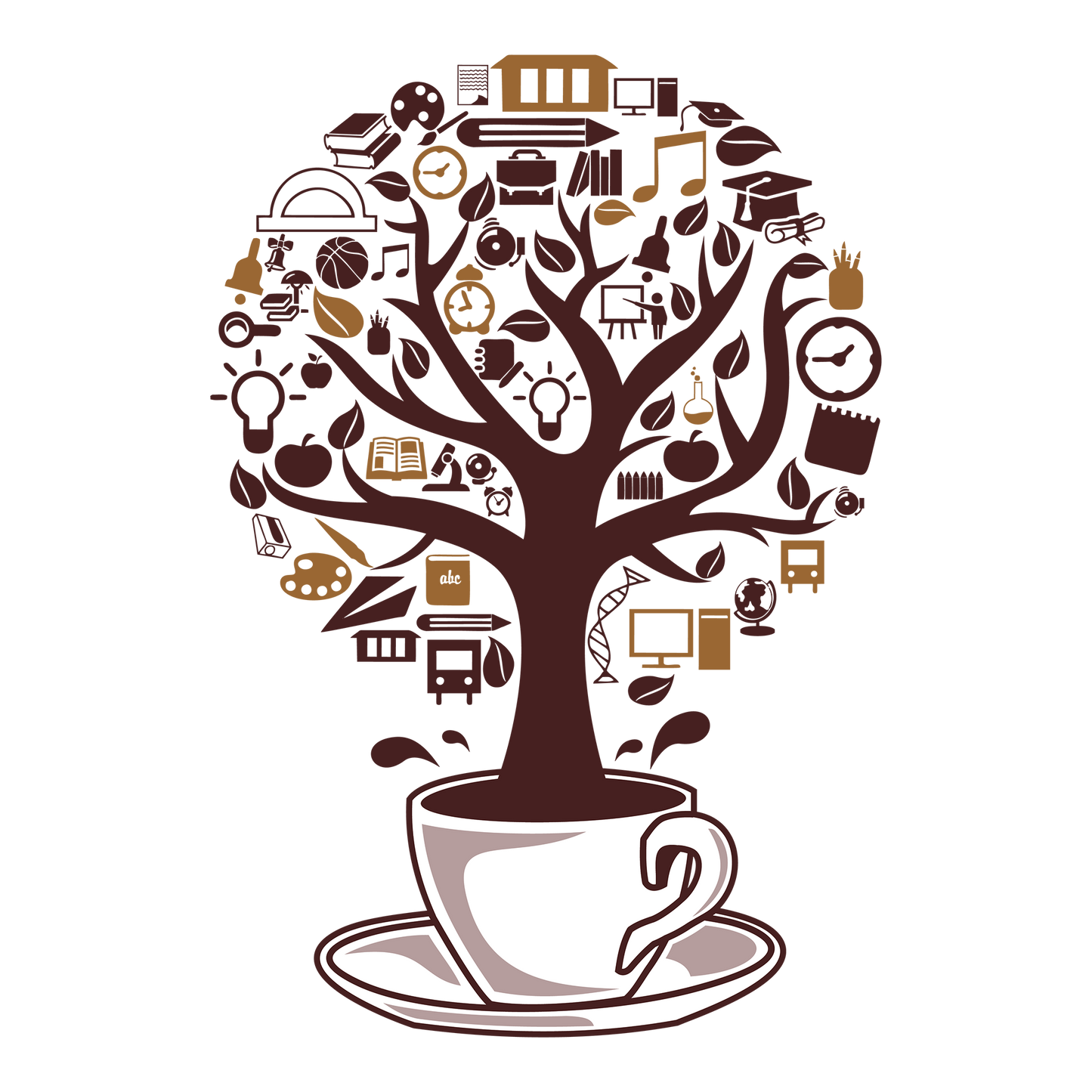 Coffee Tree DTF Design