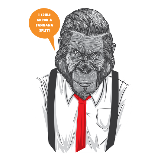 Executive Ape DTF Transfer