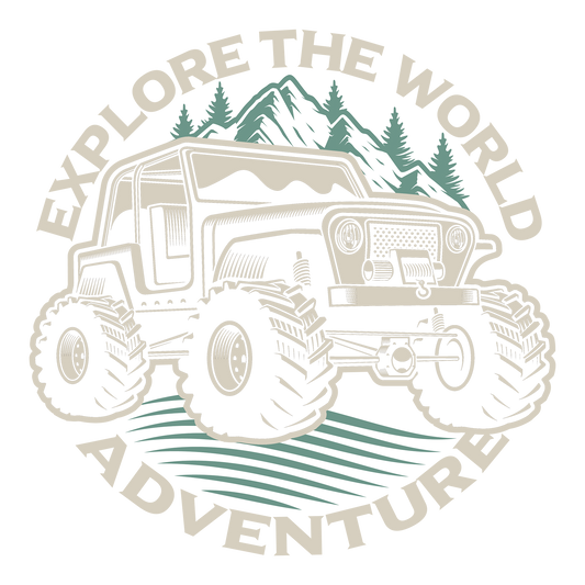 Explore the World DTF Transfer