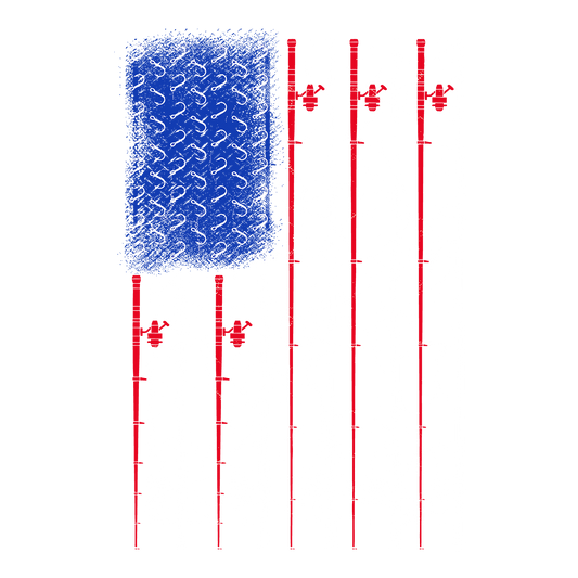 Fishing Flag DTF Transfer