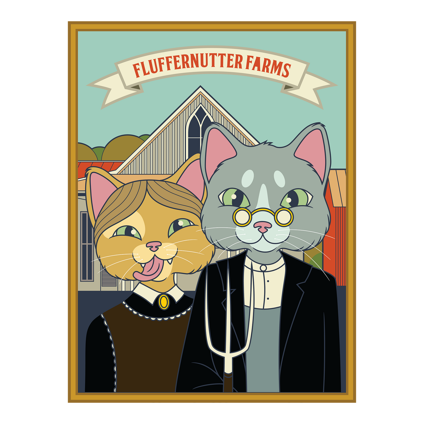 FlufferNutter Farms DTF Transfer