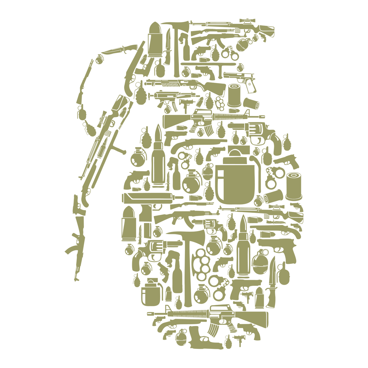 Grenade DTF Design