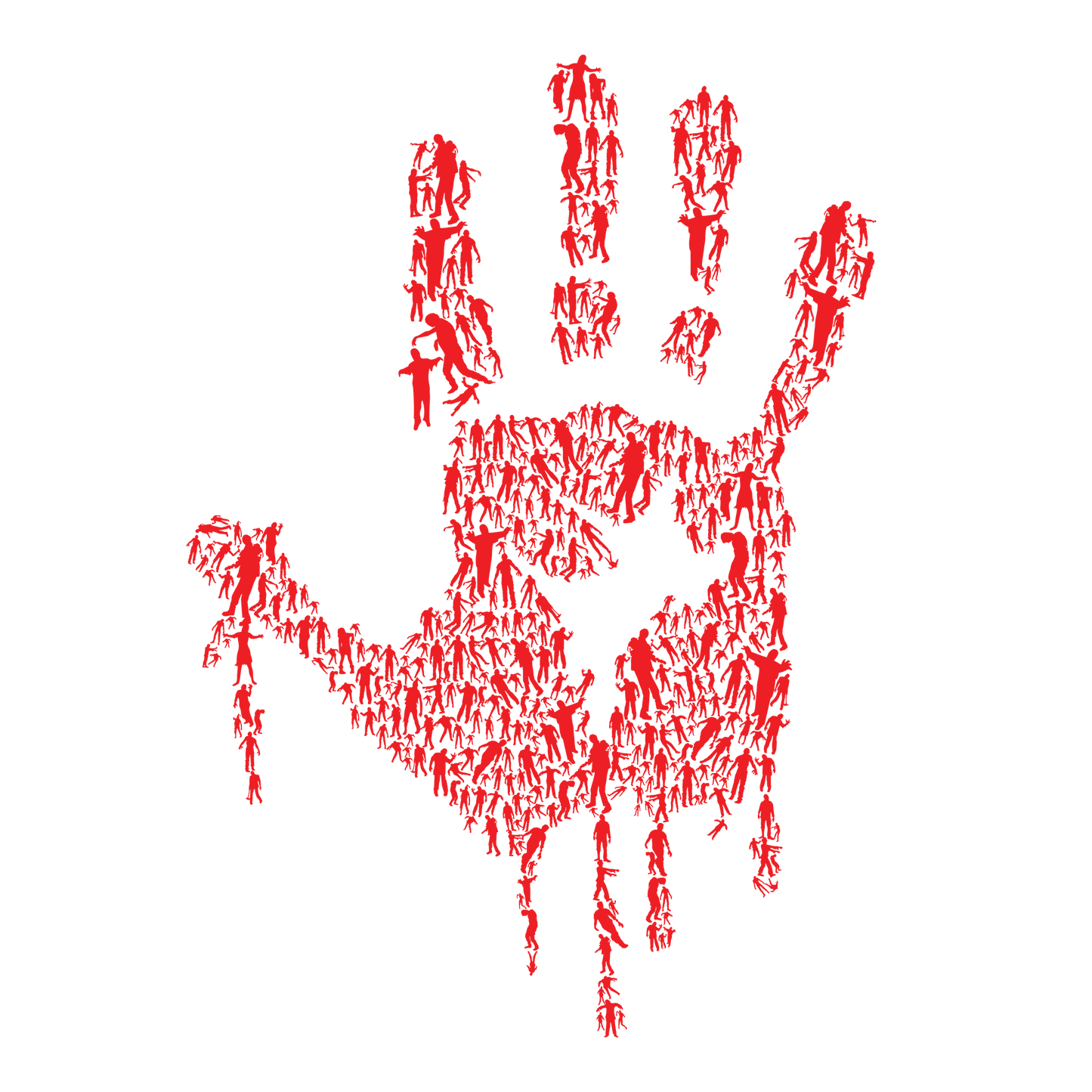 Hand of Zombie DTF Design