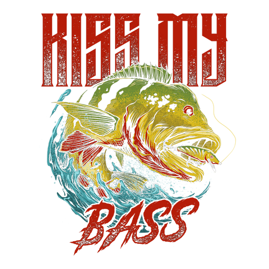 Kiss My Bass DTF Transfer