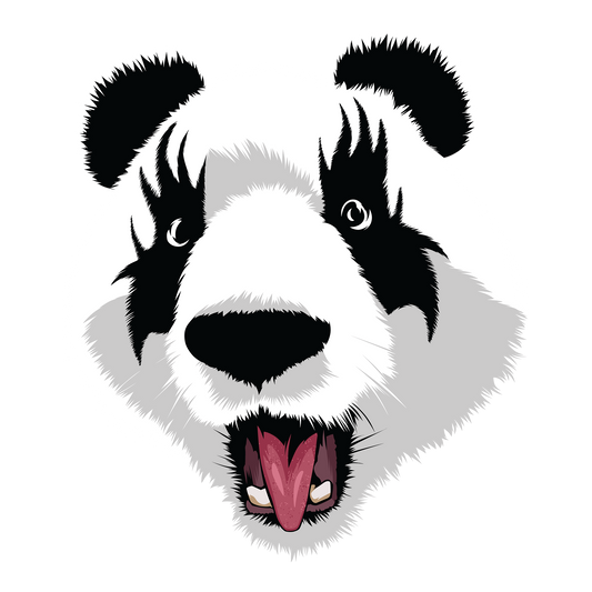 Kiss Panda DTF Transfer
