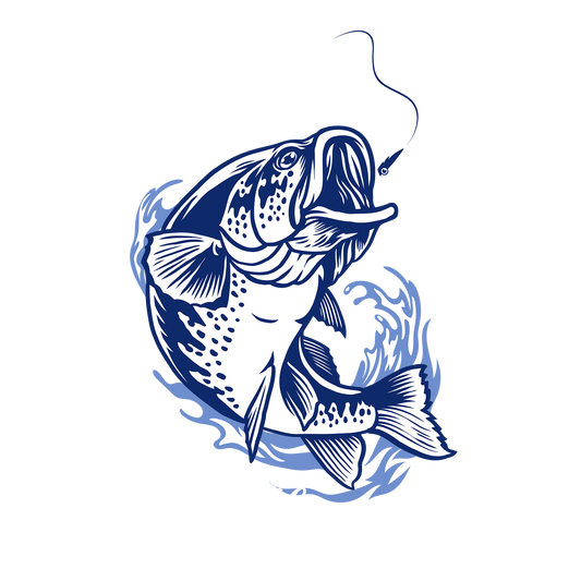 Large Mouth Bass DTF Design