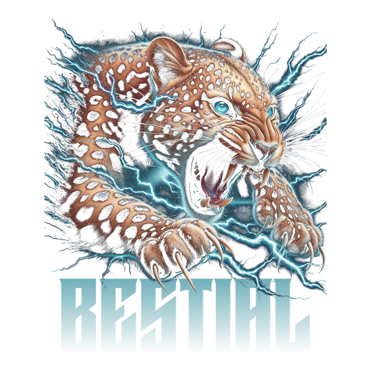Bestial Leopard DTF Transfer