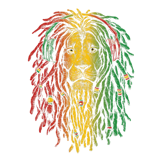 Lion Marley DTF Transfer