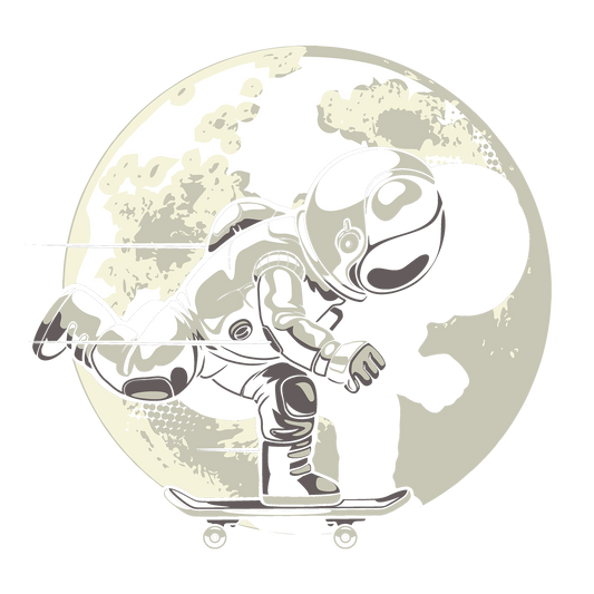 Moon Skater DTF Transfer