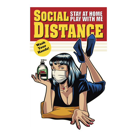 Social Distance DTF Transfer
