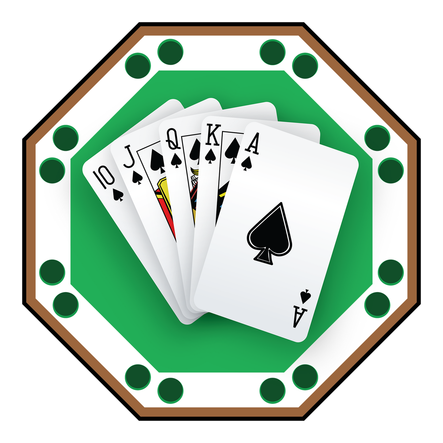 Royal Flush DTF Design