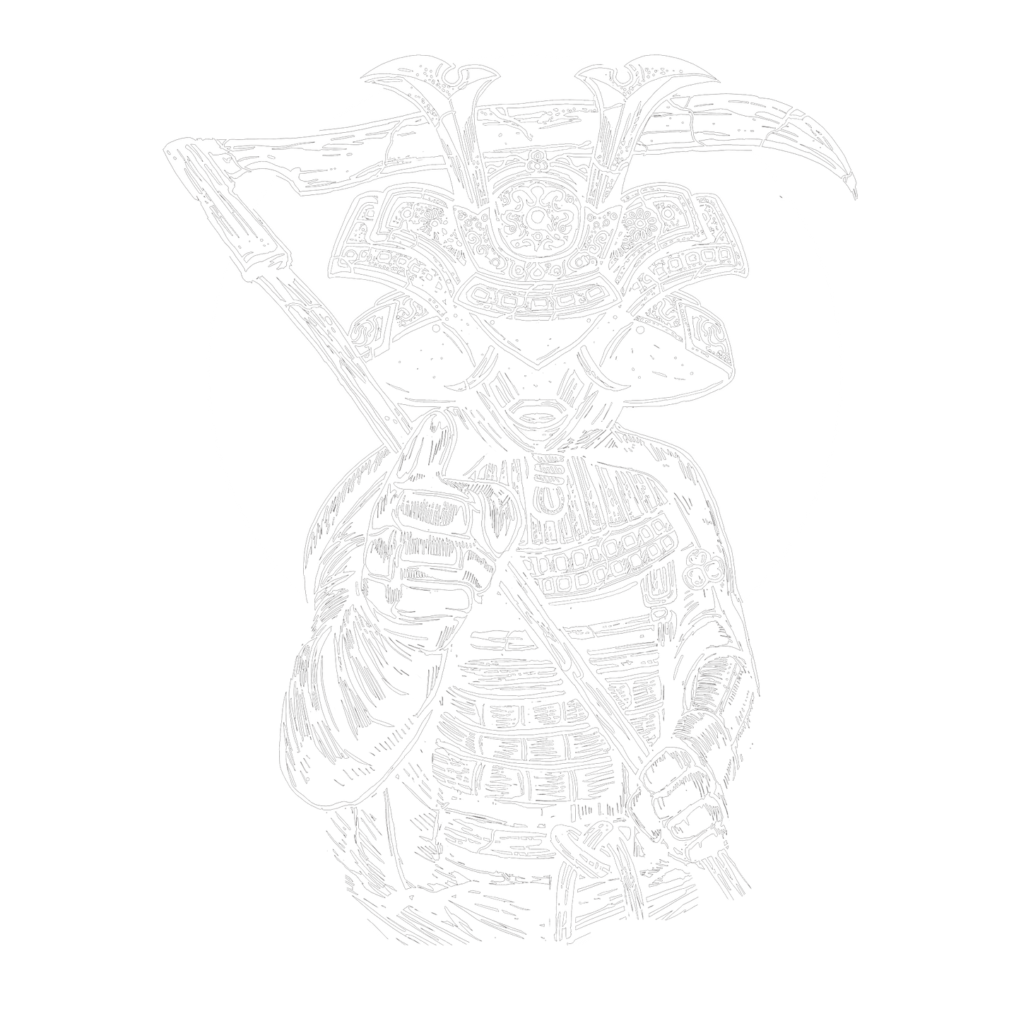 Samurai Reaper DTF Design