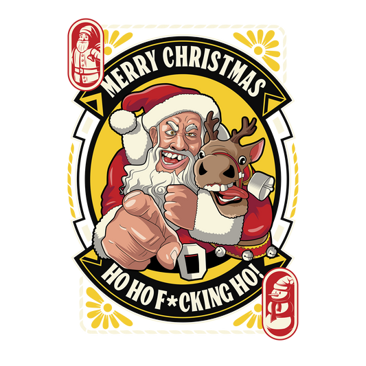 Scary Santa DTF Transfer