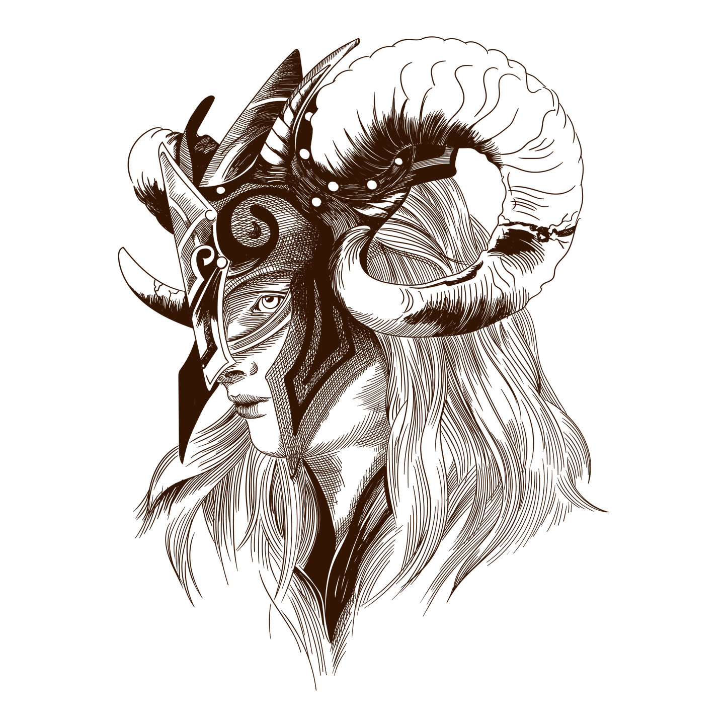 Sexy Viking DTF Design