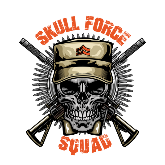 Skull Force DTF Transfer