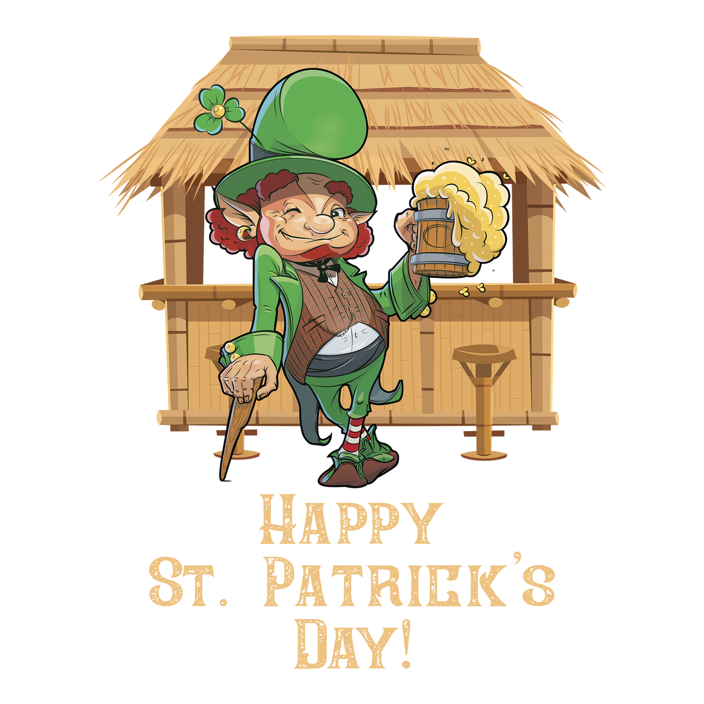 St. Patrick's Day DTF Design