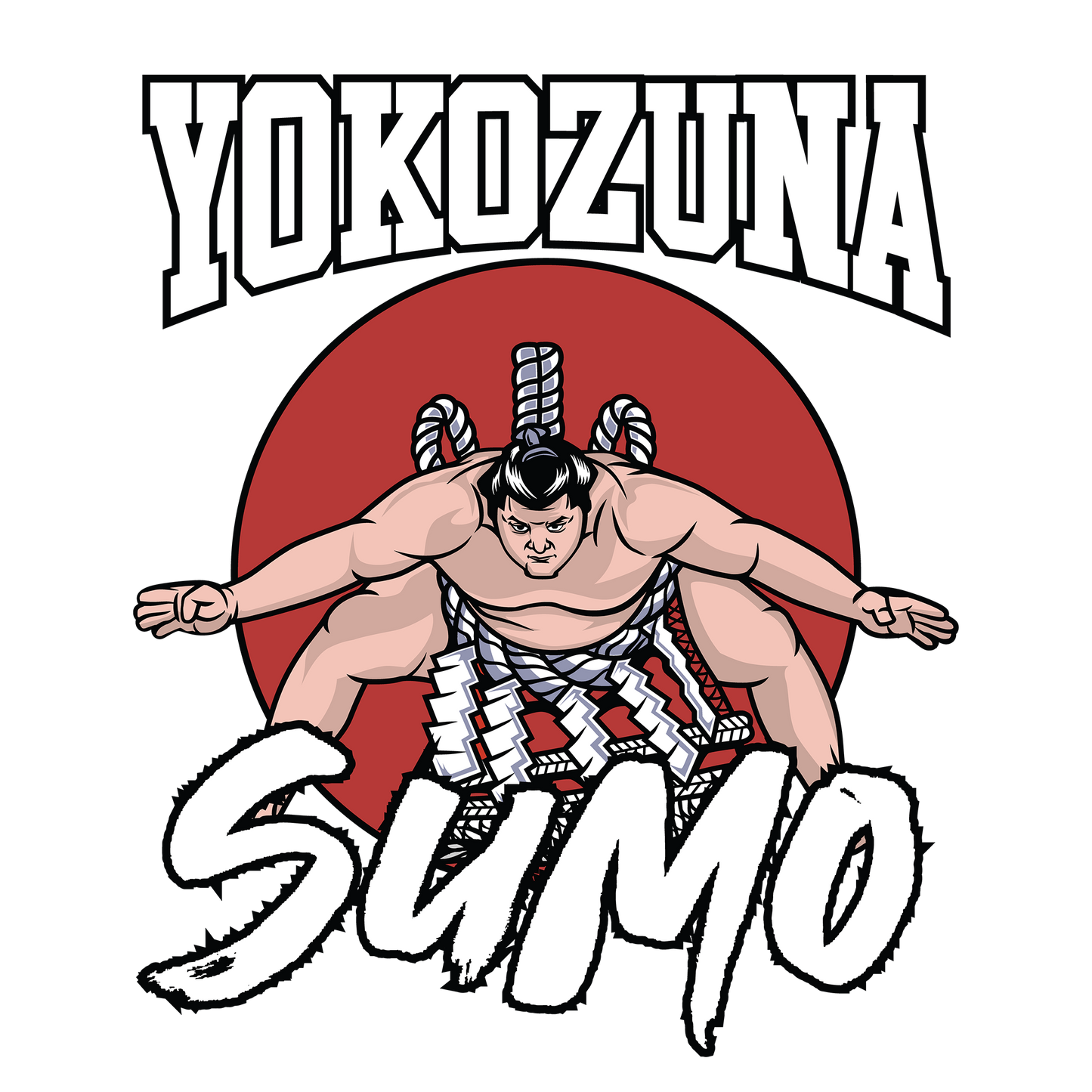 Suma Wrestler DTF Design