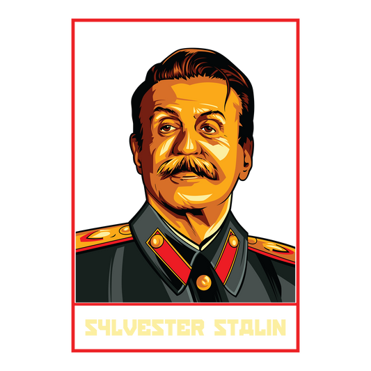 Sylvester Stalin DTF Transfer
