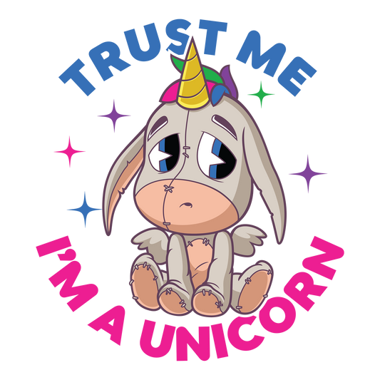 Unicorn Hoax DTF Transfer