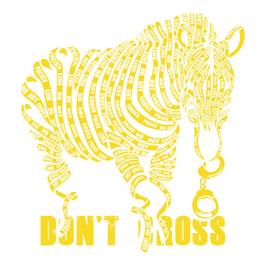 Zebra Trouble DTF Transfer