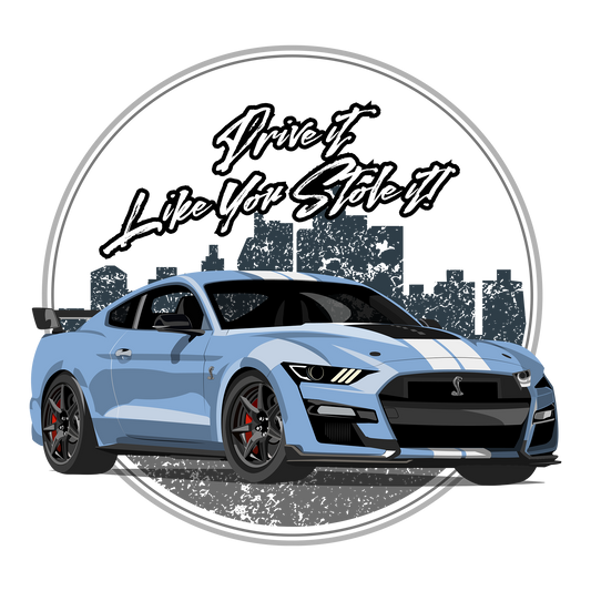 22 Blue Ford Shelby GT500 Heritage Mustang DTF