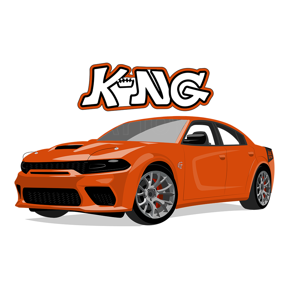 23 Dodge Charger King Daytona DTF Tee