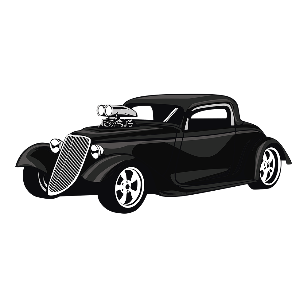 34 Black Ford Coupe DTF Tee