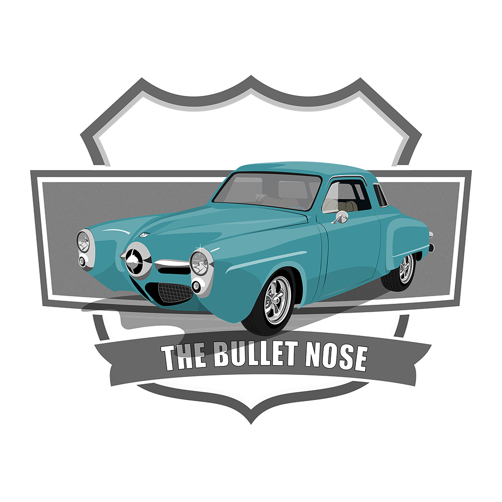 50 Turquoise Studebaker Champion Logo DTF Tee