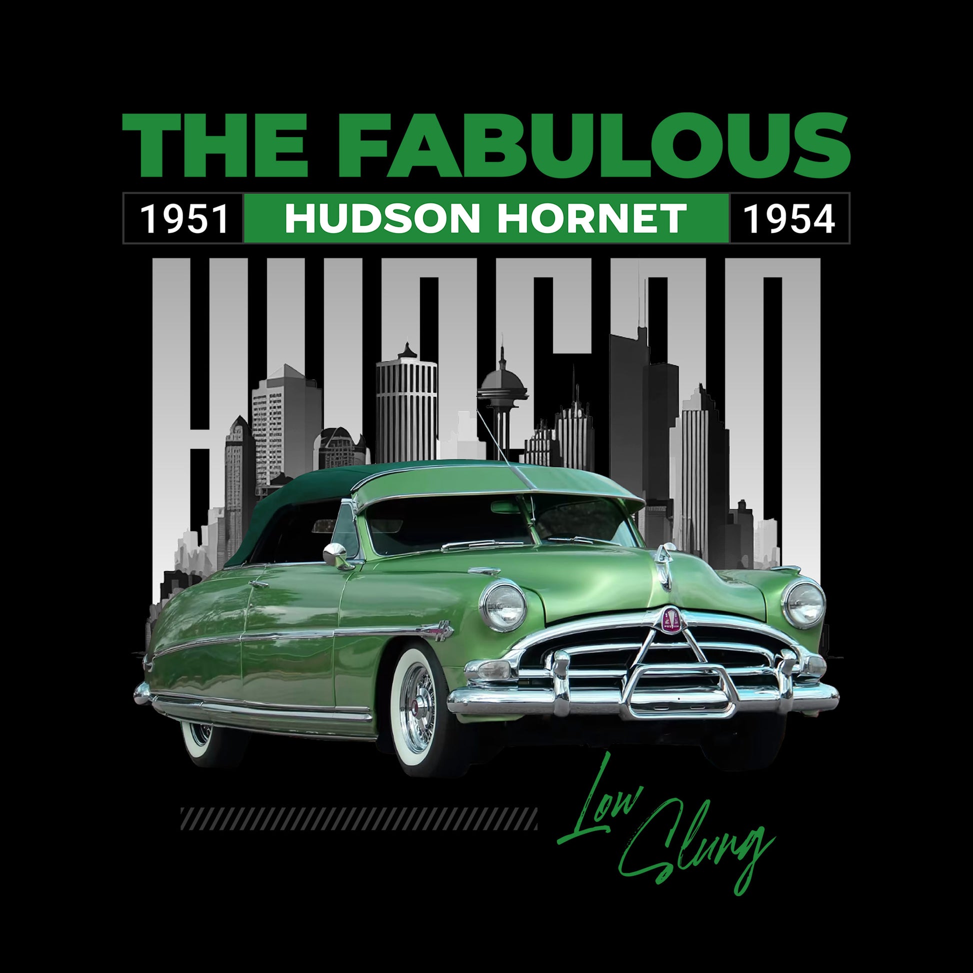 54Hudson Hornet DTF Transfer