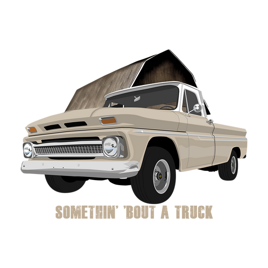 65 Fawn Chevy C10 Pickup DTF Design