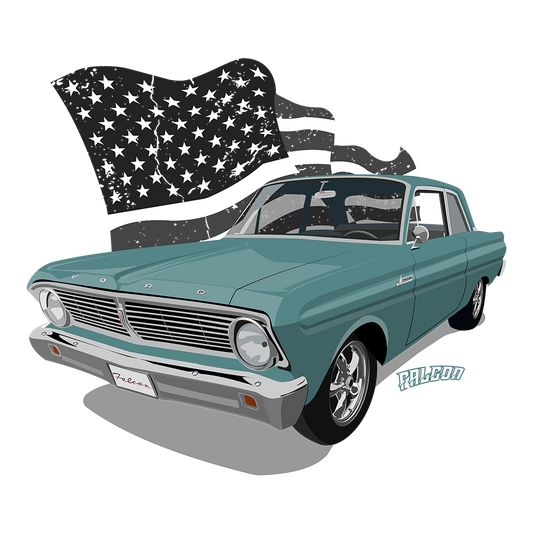 65 Green Ford Falcon Patriot DTF Tee