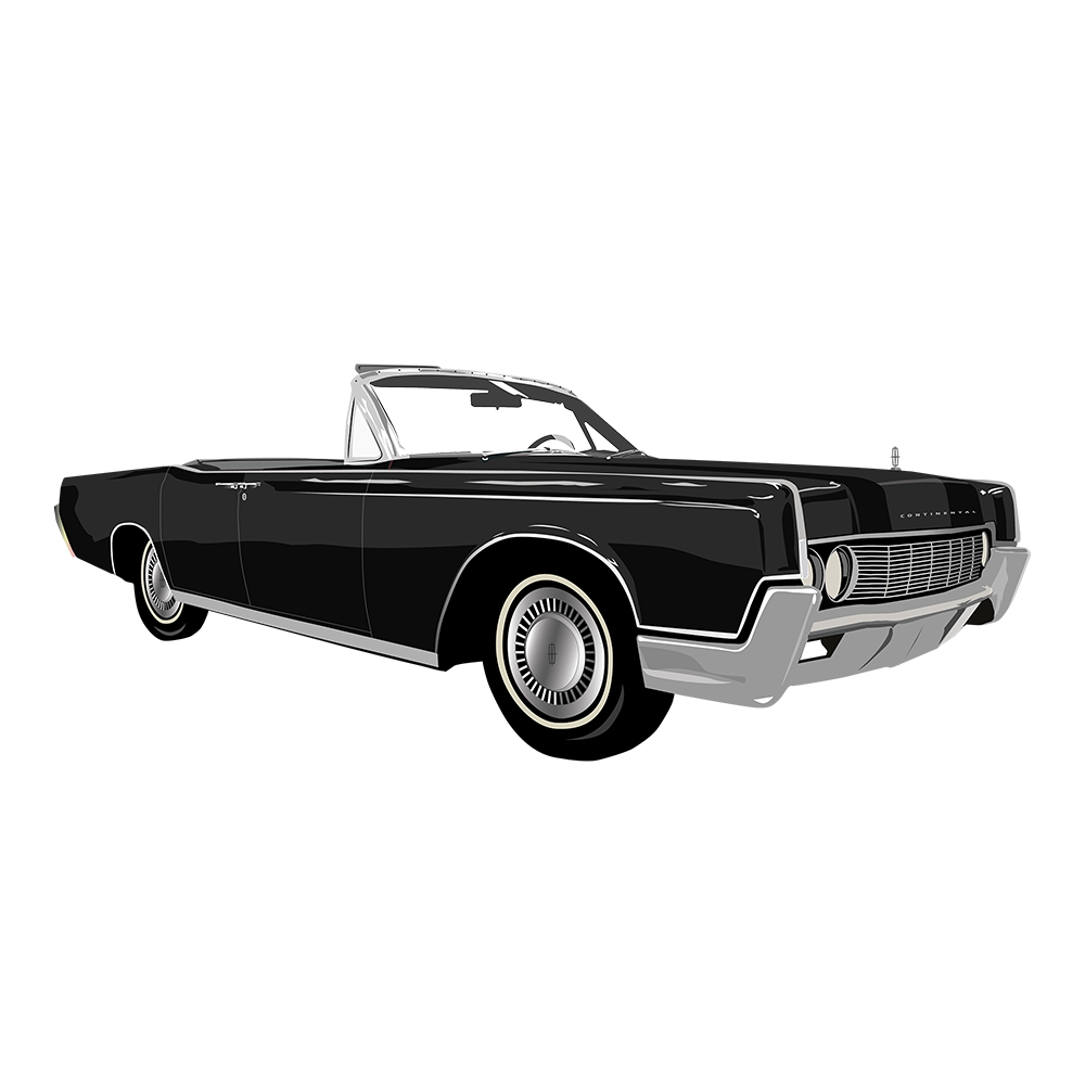 67 Black Lincoln Continental DTF Tee