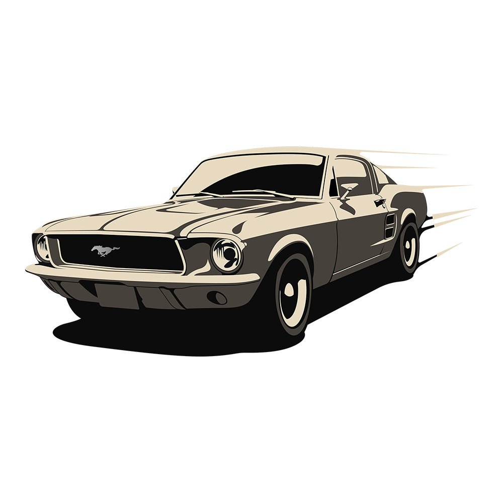 67 Fastback Mustang DTF Tee