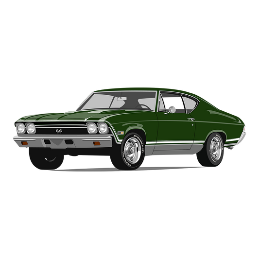 68 Green Chevy Chevelle SS DTF Tee