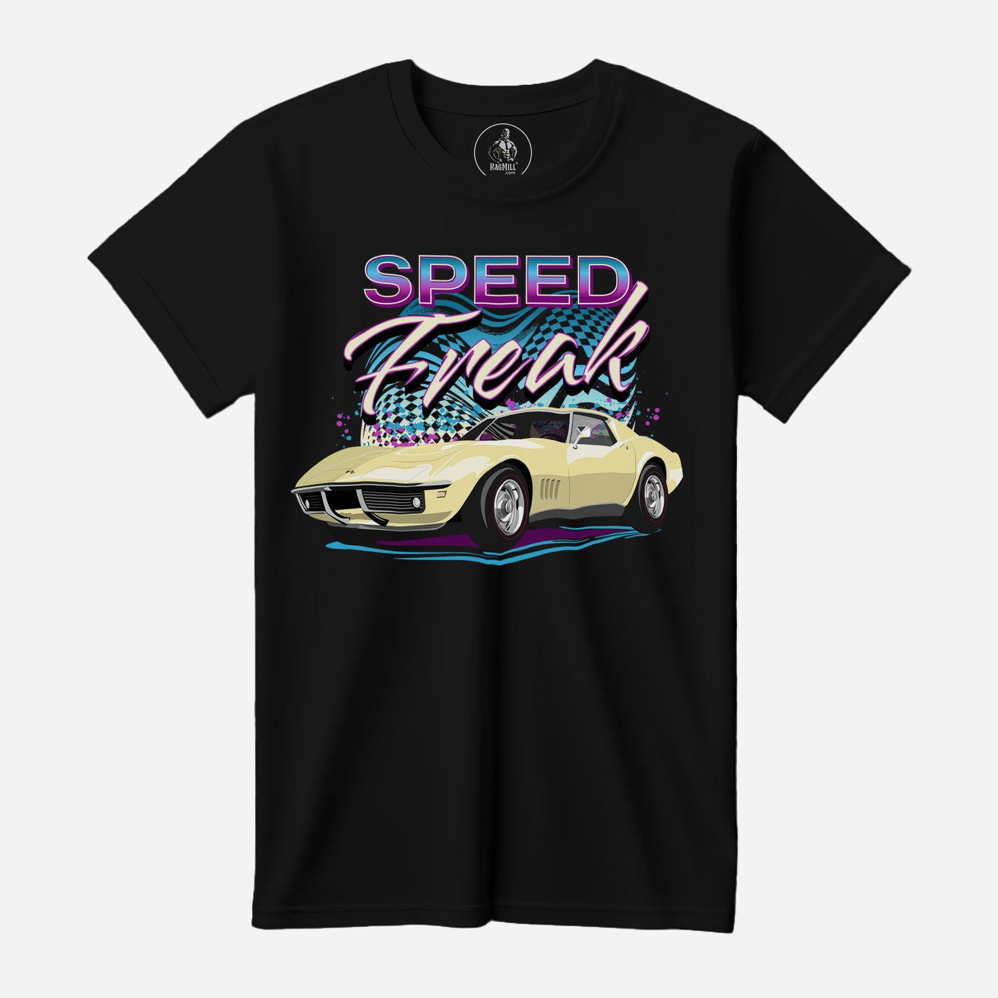 68 Yellow Corvette B+C 3001 T-Shirt