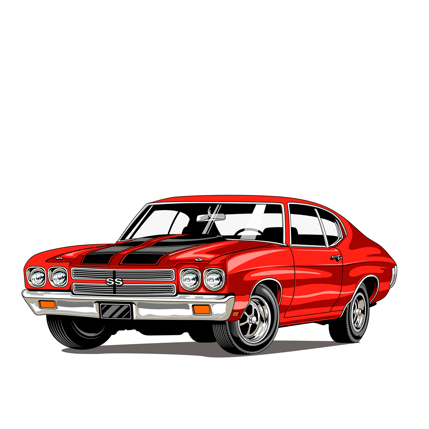 70 Chevy Chevelle SS Stolen DTF Design