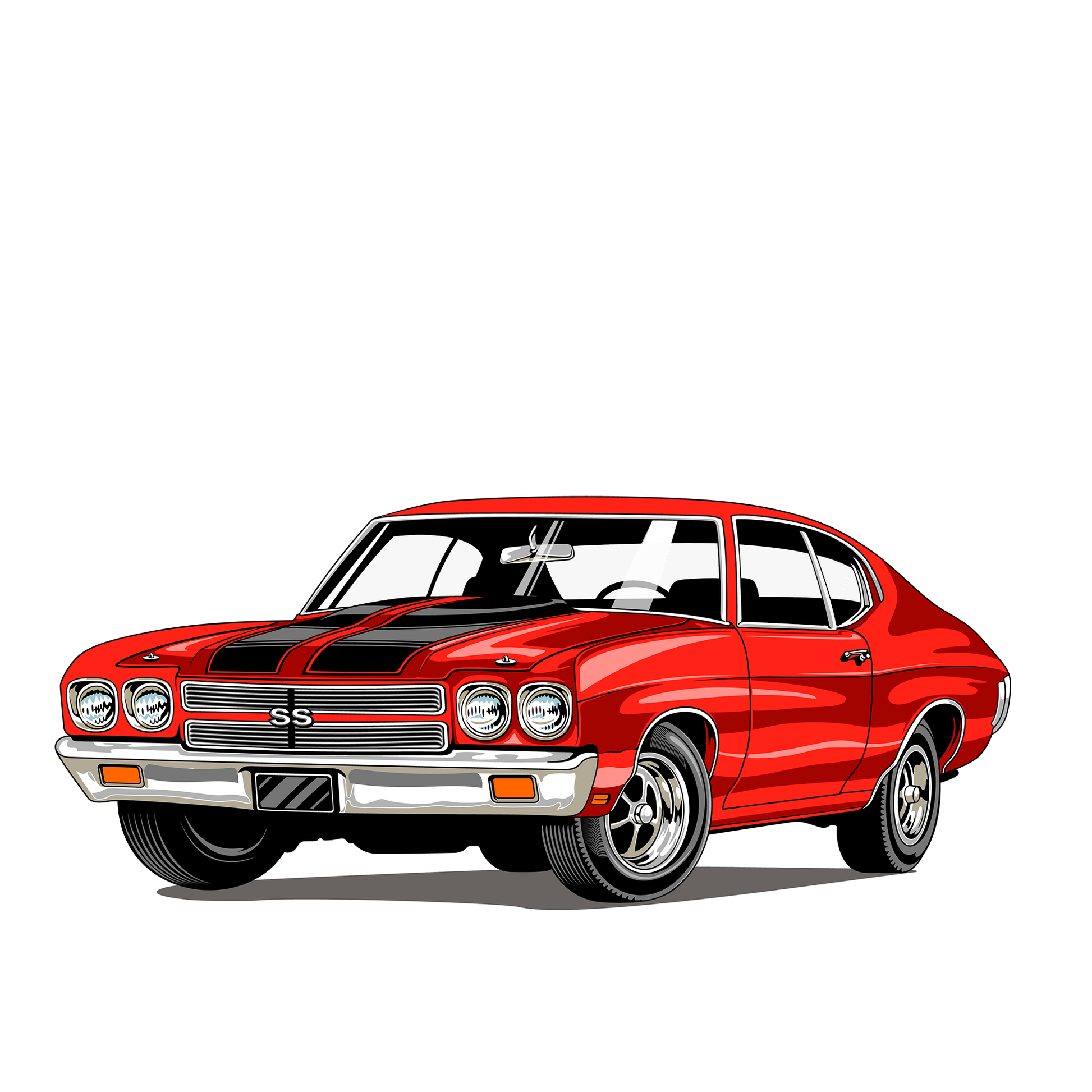 70 Chevy Chevelle SS Stolen DTF Design