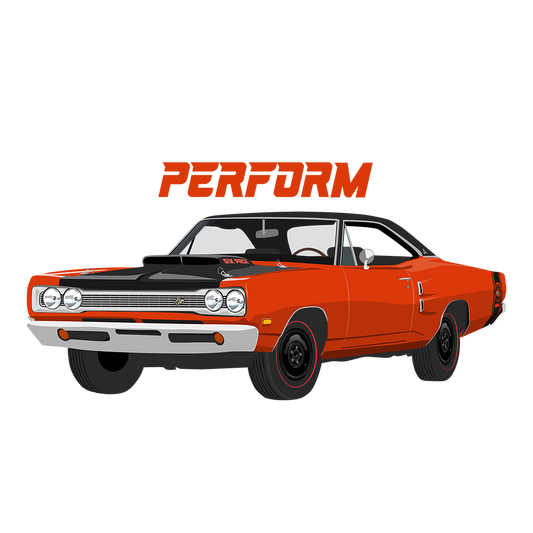 70 Hemi Orange Dodge Super Bee Perform DTF Design